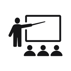 Vector image teacher icon.