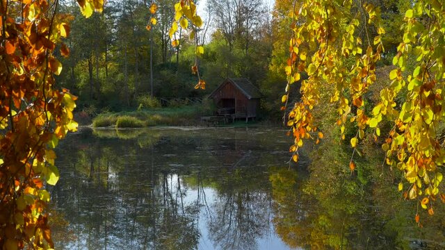 Schacky Park in Diessen am Ammersee, Bavaria, Germany
