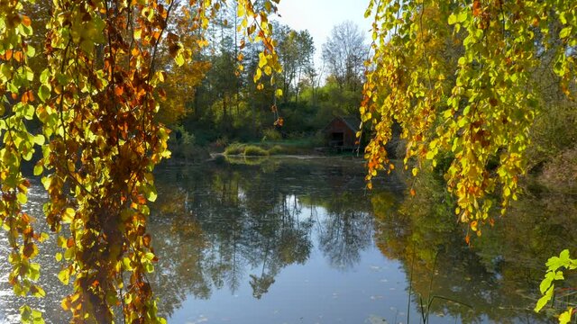 Schacky Park in Diessen am Ammersee, Bavaria, Germany