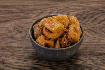 Dry sweet fig fruit heap