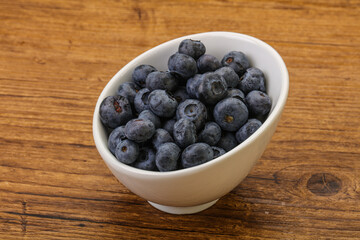 Ripe sweet tasty blueberries heap