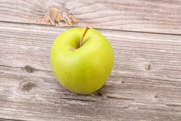 Ripe and sweet green apple