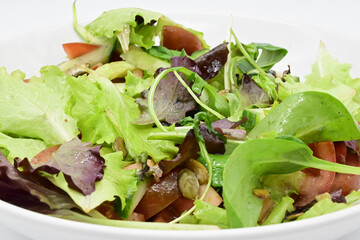 fresh salad close up