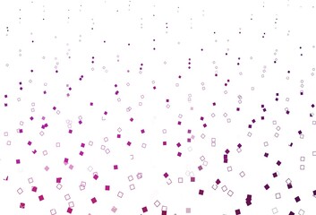 Light Pink vector layout with rectangles, squares.