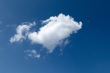 blue sky with cloud on a sunny day