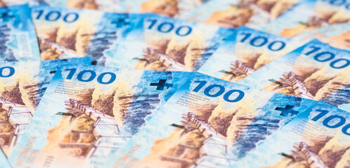 Naklejka premium Swiss francs