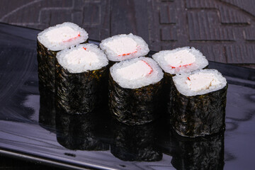 Japanese roll maki with crab © Andrei Starostin