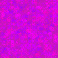 Naklejka na ściany i meble Abstract red, pink, blue background of dots blots circles. Arbitrary arrangement of elements. Creative geometric background. Colored dot or bubble design