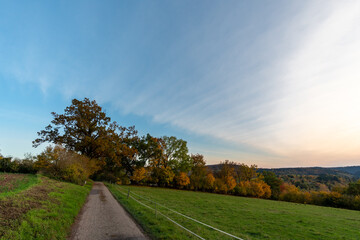 Landschaft Sonnenuntergang
