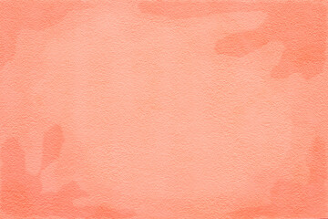 empty peach colour texture background, plaster wall