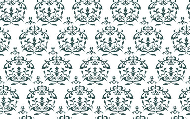 背景素材、シームレスパターン、イスラムのダマスク柄