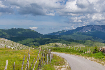 Fototapeta na wymiar landscape with a road
