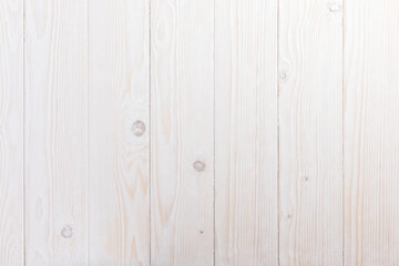Fototapeta premium White wooden boards. Texture background.