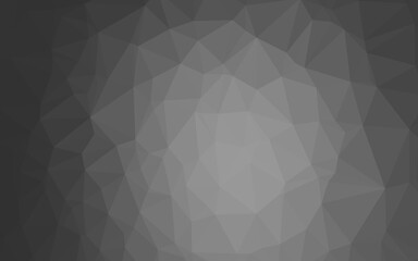 Fototapeta premium Dark Silver, Gray vector triangle mosaic cover.