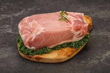 Pork meat piece for cooking