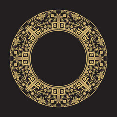 Geometric circular stylish frames.