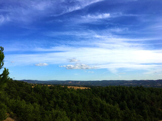 landscape with clouds