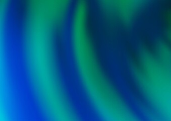 Light Blue, Green vector background with lava shapes.