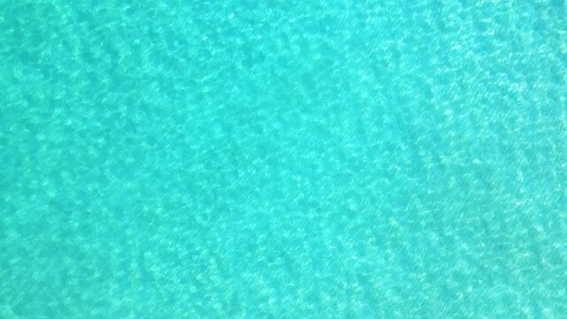 View of crystal clear sea from above 