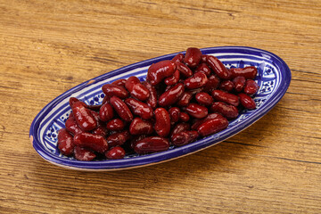 Canned red Kidney in the bowl