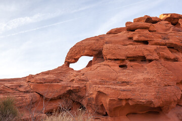 Colorful rocks  in Valley of fire State Park, Nevada, USA