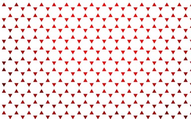 Light Red vector seamless texture in triangular style.