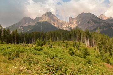 Obraz premium Hochkoening mountain range in Salzburger Land, Austria