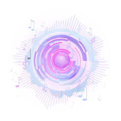 abstract music background