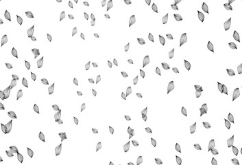 Light Black vector sketch texture.