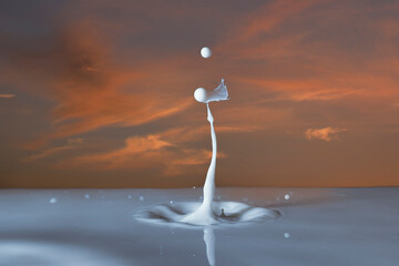 GOTAS DE AGUA EN COLISION 
