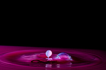 GOTAS DE AGUA EN COLISION 