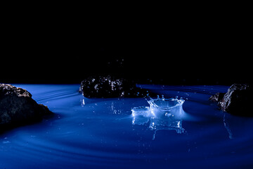 GOTAS DE AGUA EN COLISION 