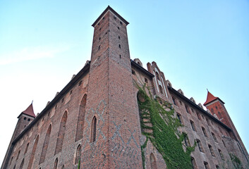 Corner tower of the knight's castle of the Teutonic Order. Gniew, Poland