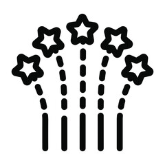 
Magical effect in editable glyph icon 
