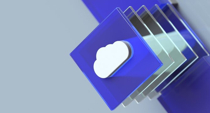 Cloud Computing, Data Center, Server Rack, Connection In Neural Network, Technology