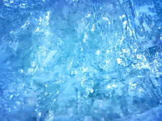 Obraz na płótnie Canvas Blurred ice texture.