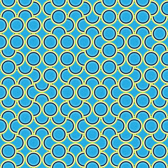 Abstract Geometric Pattern generative computational art illustration