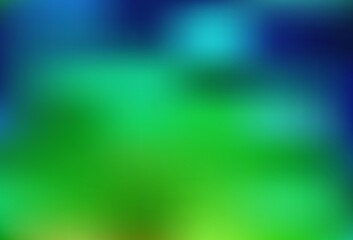 Light Blue, Green vector blurred and colored pattern.