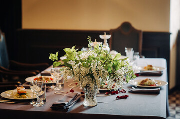 wedding table setting