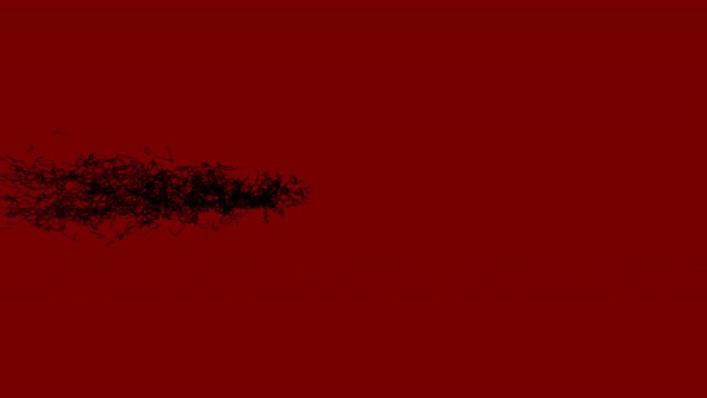 Abstract particles computer graphics.
Comet plume crossing space. 
Computer visual effect.
