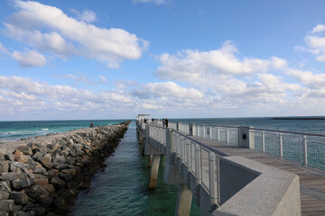 Obraz premium South Pointe pier