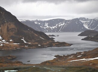 Fototapeta na wymiar Fjord am Nordkapp, Norwegen