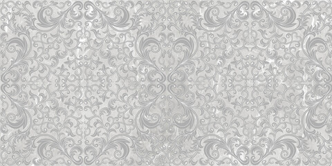 seamless patterned background on gray cement floor