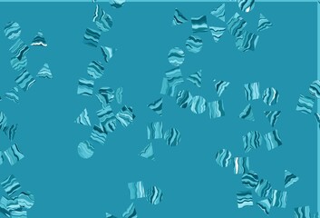 Light BLUE vector background with triangles, circles, cubes.