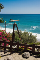 Telescope over sea