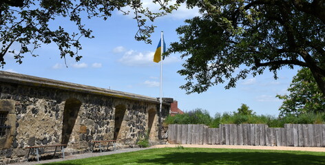 Einer der Innenhöfe von Burg Stolpen