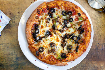 Single Serving Veggie Pizza