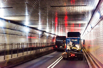 LINCOLN TUNNEL in New York City.