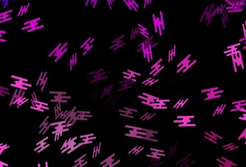 Dark Pink vector backdrop with long lines.