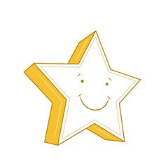 3d shapes for kids, star